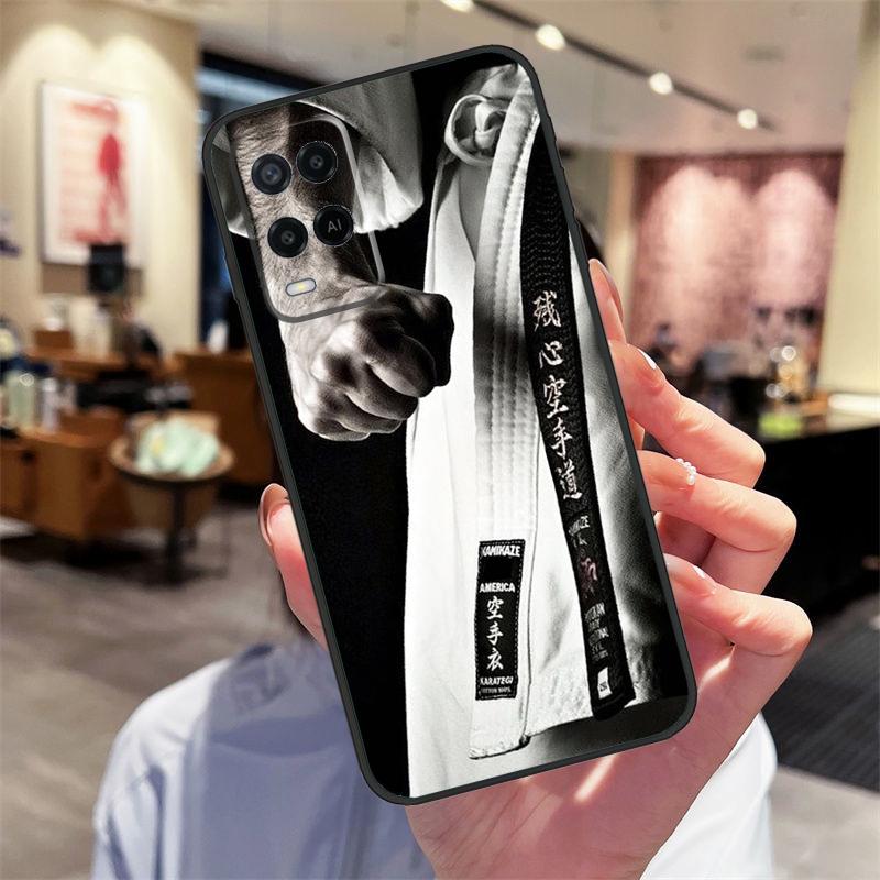 Kung Fu Karate Taekwondo Martial Case For Oppo A94 A54 A40 A60 A80 A98 A78 A18 A38 A58 A16 A76 A96 A17 A77 A74 A57S A15 Cover