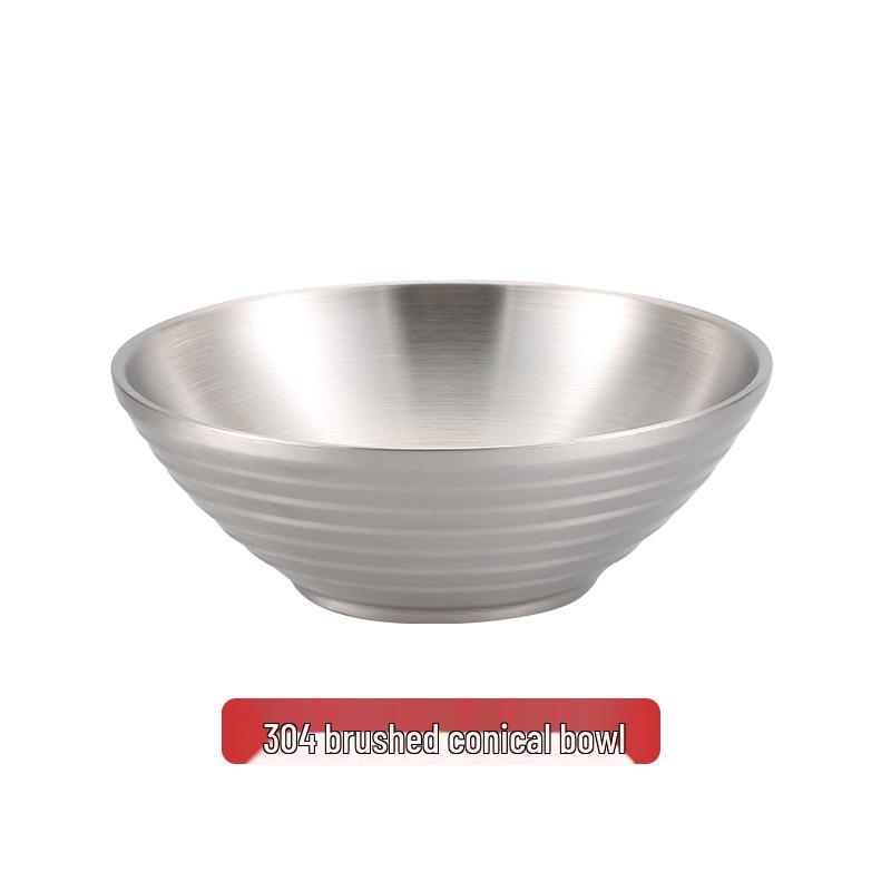 

304 Stainless Steel Double-Layer Insulated Rice and Noodle Bowl 11cm (Rice Bowl)
