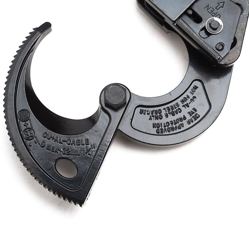 1Pc Hs-325A Cable Cutters Ratcheting Cable Cutters Heavy Duty For Electricians Cutting Aluminum Copper Soft Wire