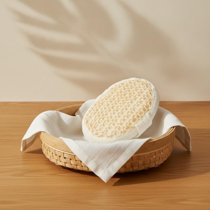1Pcs Bath Ball New Sisal Elliptical Sponge Bath Brush Hemp Bath Towel Exfoliating Bath Artifact For Bathroom Spa Use
