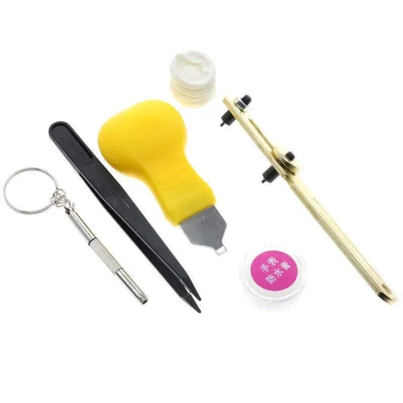 Adjustable Watch Back Case Opener Stainless Steel Wrench Type Back Remover Watchmaker Tool For Battery Replacement Watch Repair