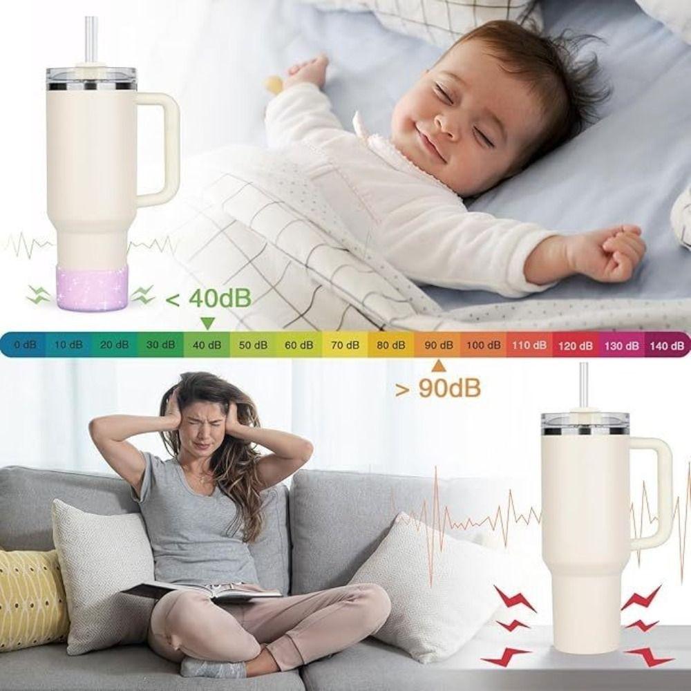 4 st/set Körsbärsblommor Kopp Halmskydd Halkfri Koppberlock Kedja Kopptillbehör