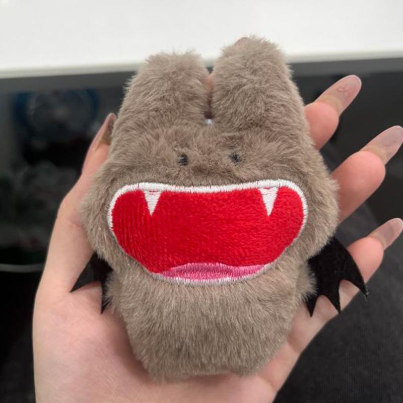 

Cute Plush Bat Pendant Creative Cartoon Little Devil Toy Pendant Fashion Backpack Decoration Accessories Halloween Gifts чорний