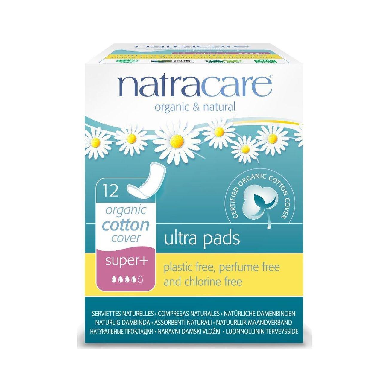 

Natracare Natracare Sanitary Napkins Organic Regular to Frequent Daily Use Featherless Ultra Pad Super Plus 12 Pieces