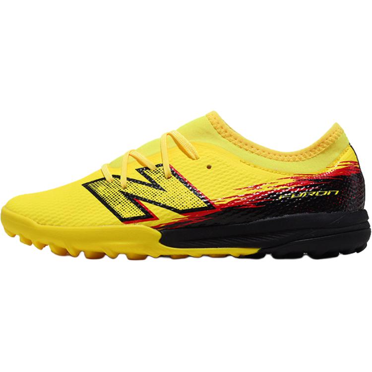 

New Balance Furon V8 Synthetic Leather TF Comfortable Versatile Support Low-Top Soccer Shoes Kids sneaker Yellow YF3T9QJ 32.5