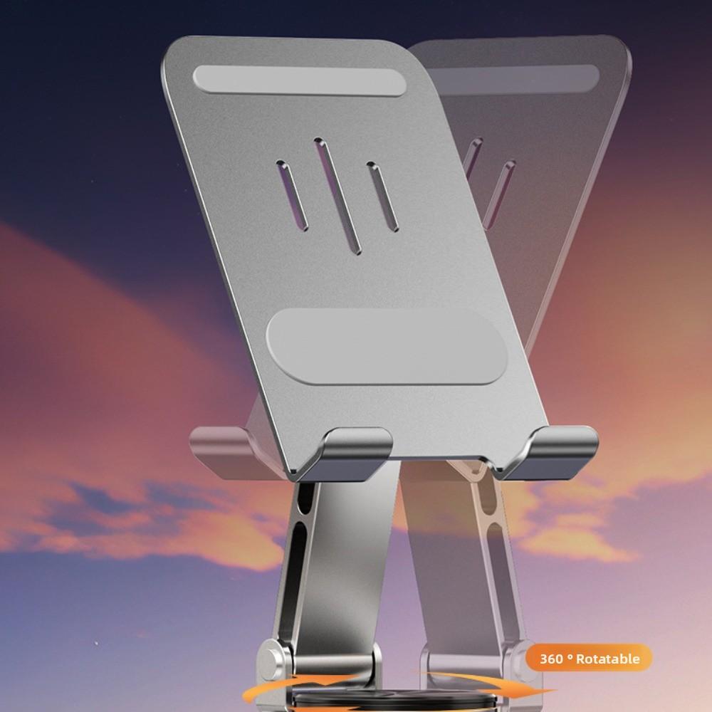 Metall Verstellbarer Handyhalter Klapptisch Handy Ständer Mobiltelefon Halter Ständer Schreibtischhalter