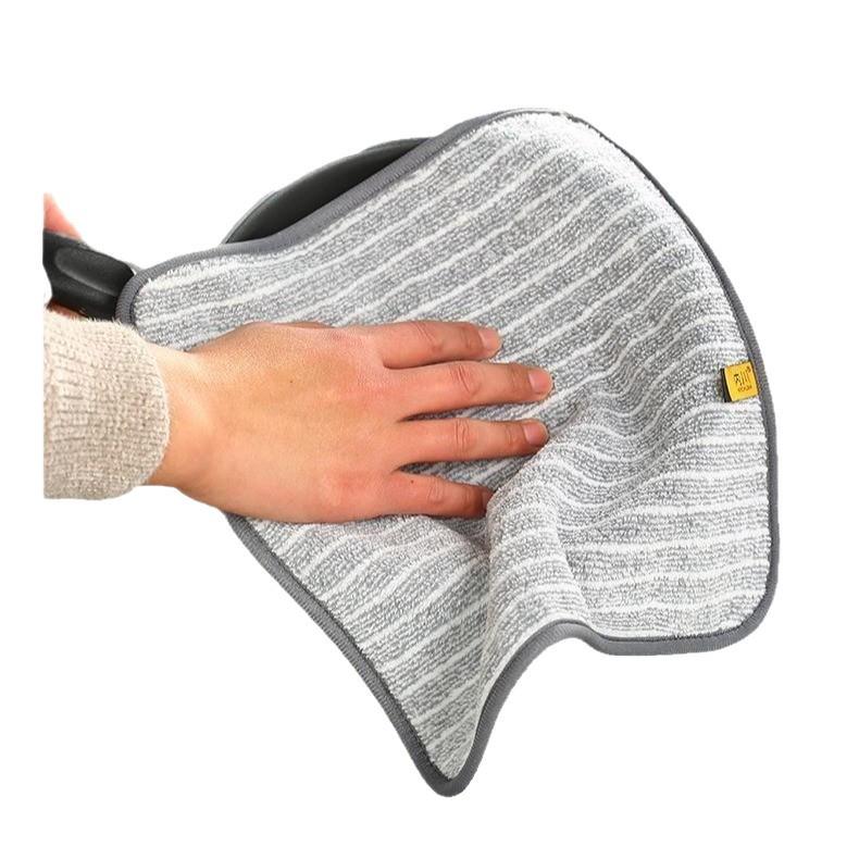 Bamboo Charcoal Fiber Non-Stick Oil-Absorbent Dish Towel, Lint-Free and Thickened for Cleaning.