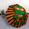 1PC Turtle Power Pattern Automatic Folding Umbrella, Portable Collapsible Design, Casual Outdoor Accessory, For All Seasons yy250912051