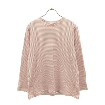 Y's for living 90er Jahre Made in Japan Ringel Langarm Rundhals Cut Damen Gebraucht