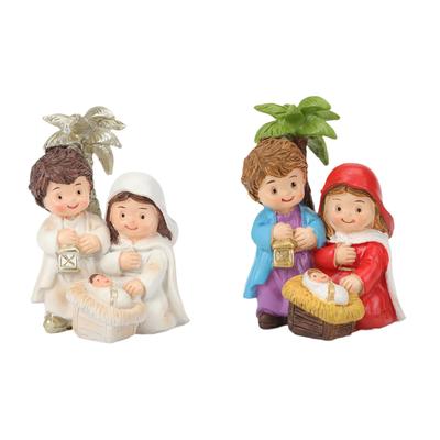 Ozdoba Narodzenie Jezusa, Figurka Szopki Bożonarodzeniowej, Figurka Świętej Rodziny Bóg Józef do Dekoracji Szafki Półki