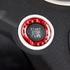 For Dodge Ram 1500 2010-2025 Red Carbon Engine Start Stop Button Cover Ring Trim