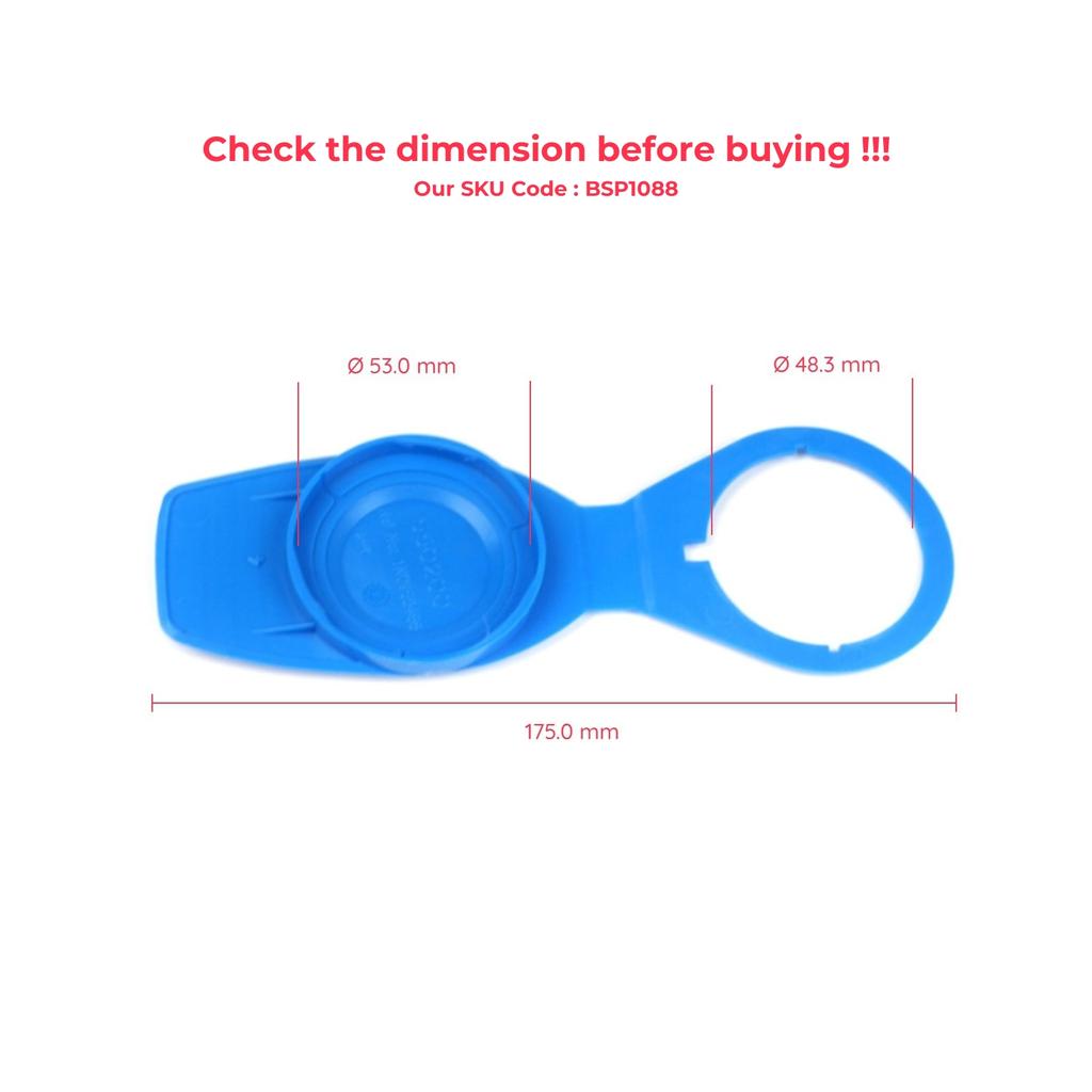 ESP1088 Front Windshield Wiper Washer Fluid Bottle Tank Reservoir Cap 1K0955455 for VW  Seat Skoda