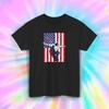 American Flag Skater T-Shirt S-5XL Patriotic Skateboarding Graphic Tee
