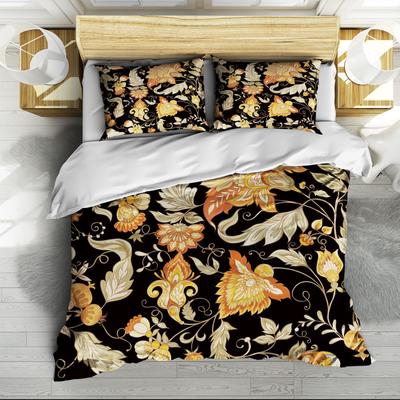 3D Digital Printing Three-Piece Quilt Cover Bed Sheet Kit
