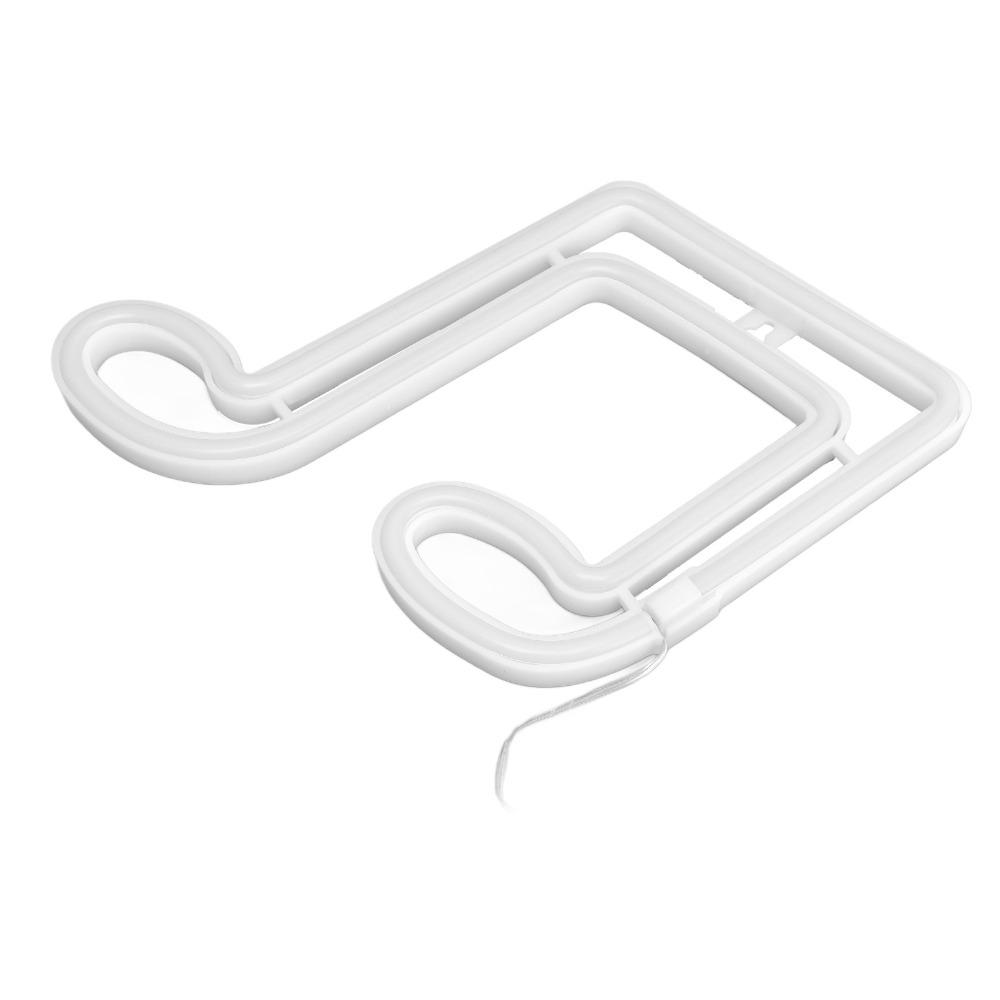 Easy To Install Music Note LED Neon Light Dual Power Supply Warm White Neon Light 1W 4.5V Neon Lamp Party