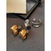 Minimalist Irregular Earrings Women's Niche Design Premium European and American Gold Graceful Earrings