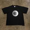 Heavy Cotton 2025 Summer American Eyeball Print Hong Kong Style Hong Kong Style Men's and Women's Couple Short-sleeved Tees