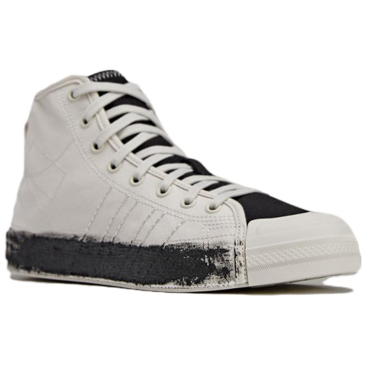 Adidas Y-3 Nizza High Talc Black Unisex Sneakers Cream JQ2458
