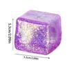 Maltose Ice Cube Stress Squeeze Toy - Polar Light Slow Rebound TPR Decompression Block