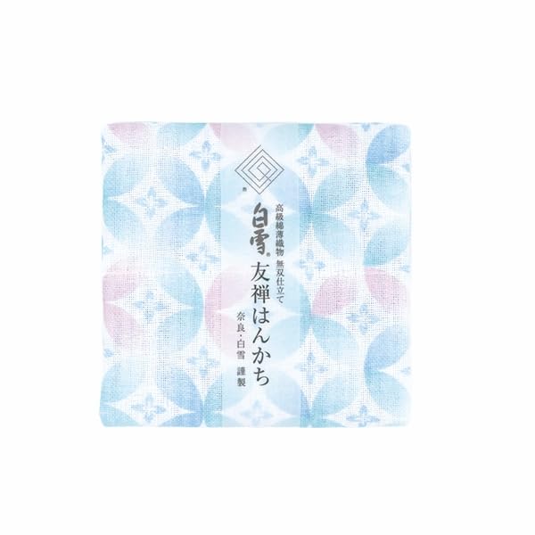 Shirayuki Dishcloth Yuzen Handkerchief Ladies Yuzen Mosquito Net Made in 30 x 30 cm Pattern Sky & / & Kids, Dyed, Reversible, Soft, Fluffy, Elegant,
