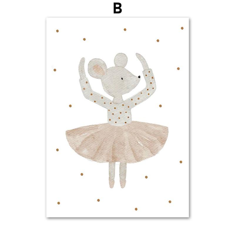 Boho Bear Elephant Rabbit Monkey Balloon Wall Art Canvas Painting Nordic Posters And Prints Wall Pictures Baby Kids Room Decor