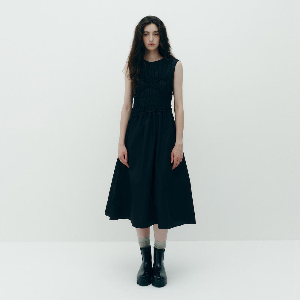 Ibiem Shirred Sleeveless Maxi Dress Emq6Wop040