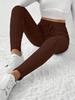 Pantalon de Yoga et Leggings de Fitness pour Femmes Automne/Hiver à Taille Haute et Effet Push-Up
