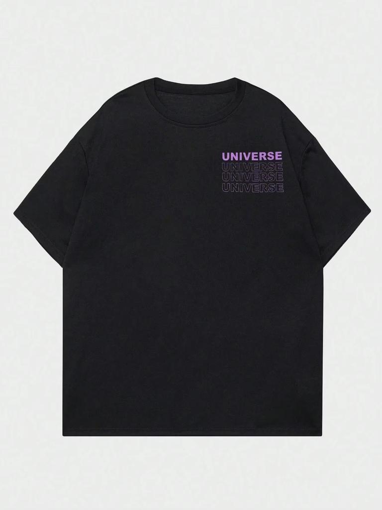 The Secret Of The Big Bang In The Universe Men T Shirts Summer Cotton O-neck Breathable Loose Clothes Hip Hop Street Tees