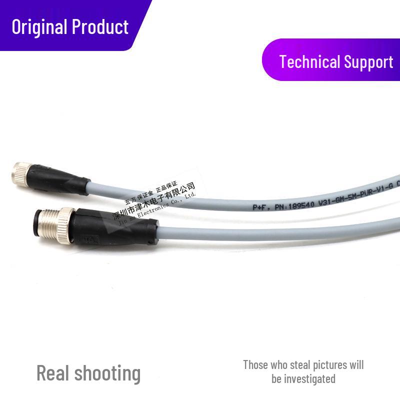 V31-GM Sensor Cable: M8 Female To M12 Male Connector