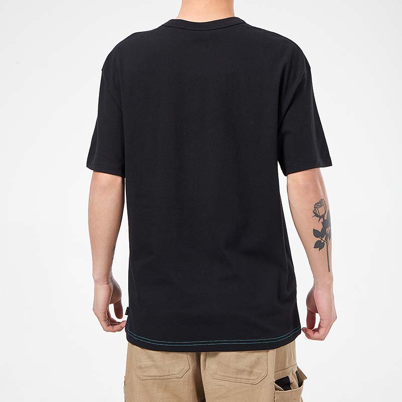 Nike Embroidered Swoosh Logo Casual Loose Short Sleeve T-Shirt Men Tops Black DB3194-011