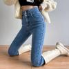 Frühling/Herbst 2025 Damen Ultra High Waist Schlankmachende Skinny Jeans