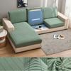 Hochwertiger Plüsch-Sofa-Sitzkissenbezug, Möbelschutz für Haustiere, Kinder, dehnbar, waschbar, abnehmbarer Schonbezug