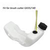 Lawn Mower Fuel Petrol Tank with Cap & Fuel Line Set Compatible with 140/40-5 for Outdoor Garden Lawn Maintenance