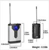 TFFRDN Q7 Wireless Lapel Microphone System Lapel Microphone with Rechargeable Waist Pack and Receiver Wireless Microphone for DS