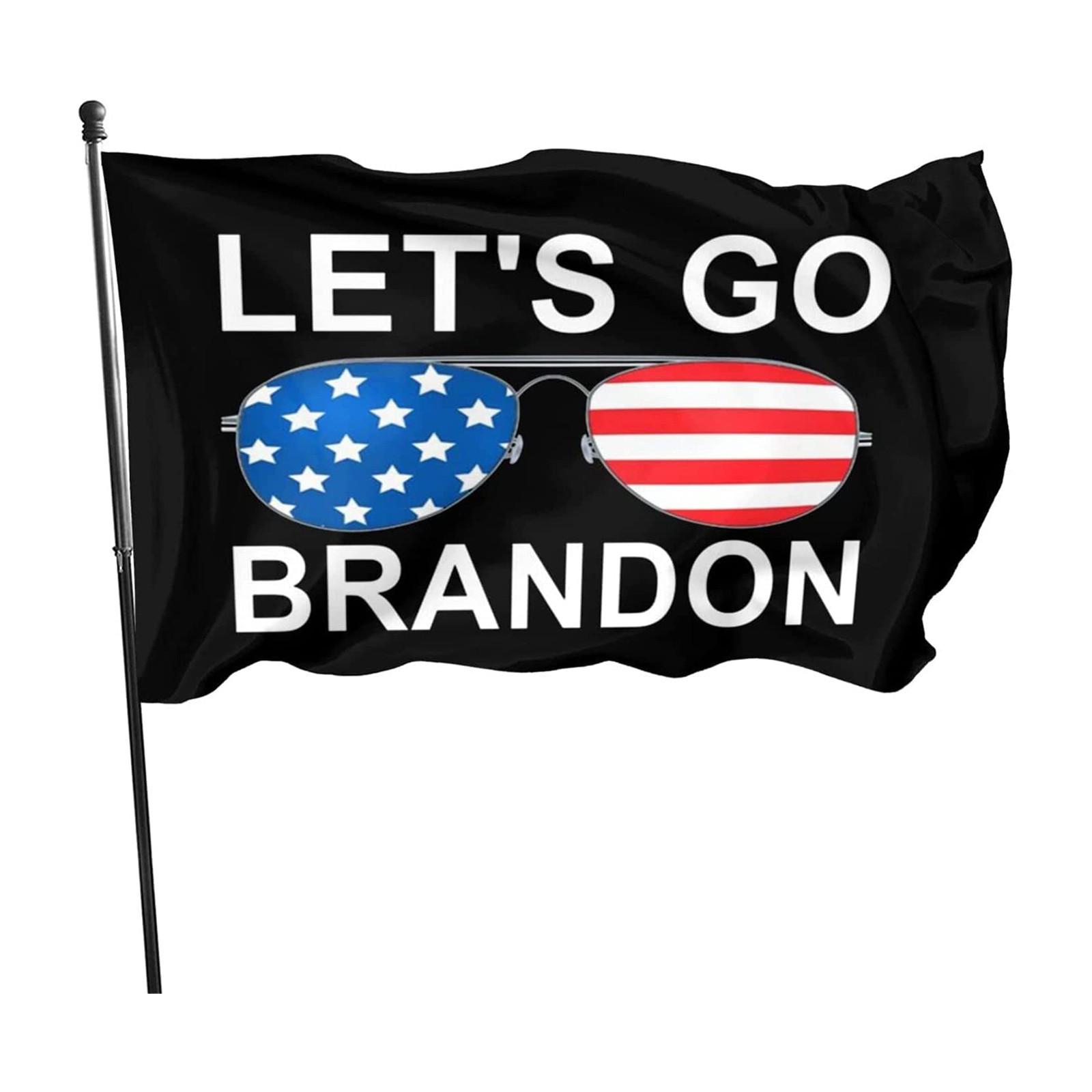 

LET S BRANDON Flag 90*150cm Outdoor Banner Interior Decoration