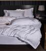 Brushed Imitation Cotton Star Hotel Guesthouse Pure White Bedding Set