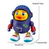 Electric Space Duck Electric Toys With Lights And Sounds Moving Walking Dancing Toys For Toddlers Children'S Interactive Toys