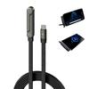 Houdsuem Invisible Holder Charging Cable with To 240W PD Fast Charging Adjustable Metal Invisible Holder Charging Cable for Desk or Gaming Stand,