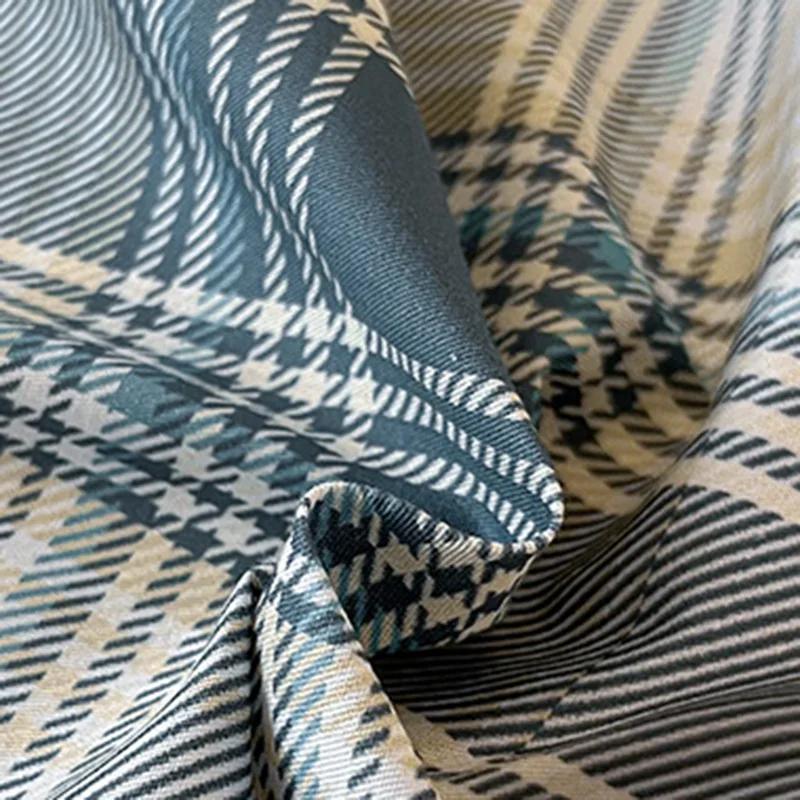 High Quality Grid Printed Flat Sheet Bedding Sets Light Luxury Cotton Soft Quilt Cover Single Double Bed Comfort Set for Adults