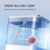 20L Smart Sensor Trash Can Automatic Opening Lid with Display Type-C Rechargeable for Kitchen Bathroom Toilet Smart Home