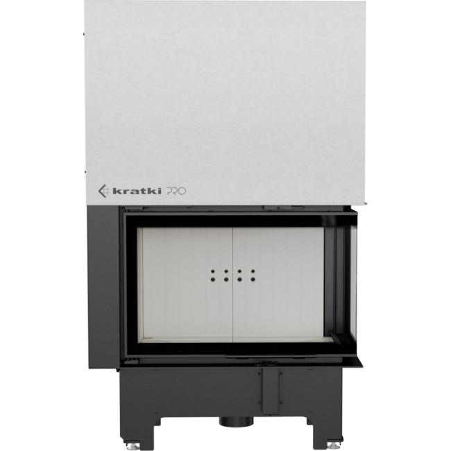 Smart Steel Fireplace KRATKI VNP 810/410 14 kW Ø 200 Lift-up MSK