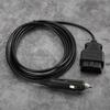 OBD II Vehicle ECU Emergency 12V Power Supply Cable Memory Saver with Clip
