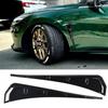 Trim Cover Wing Side Air Vents Fender TPU Car Soft Black Accessories Sport
