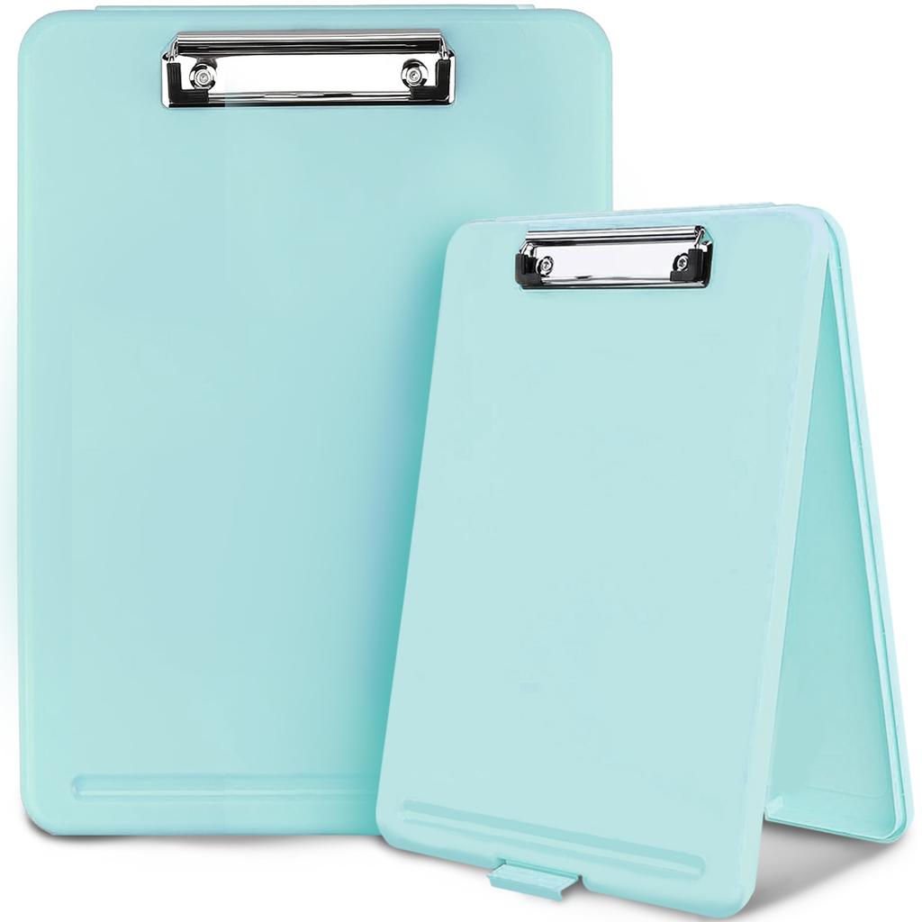 A4 PP Multifunction Storage Box & File Board 2 for 1, Clipboard Case, Suitable for School, Utility, Office, Medical Personnel