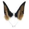 3 Types Anime Handmade Plush Dog Headband Simulated Furry Big Dog Ear Prop Man Club Party Cosplay Realistic Hair Accessory