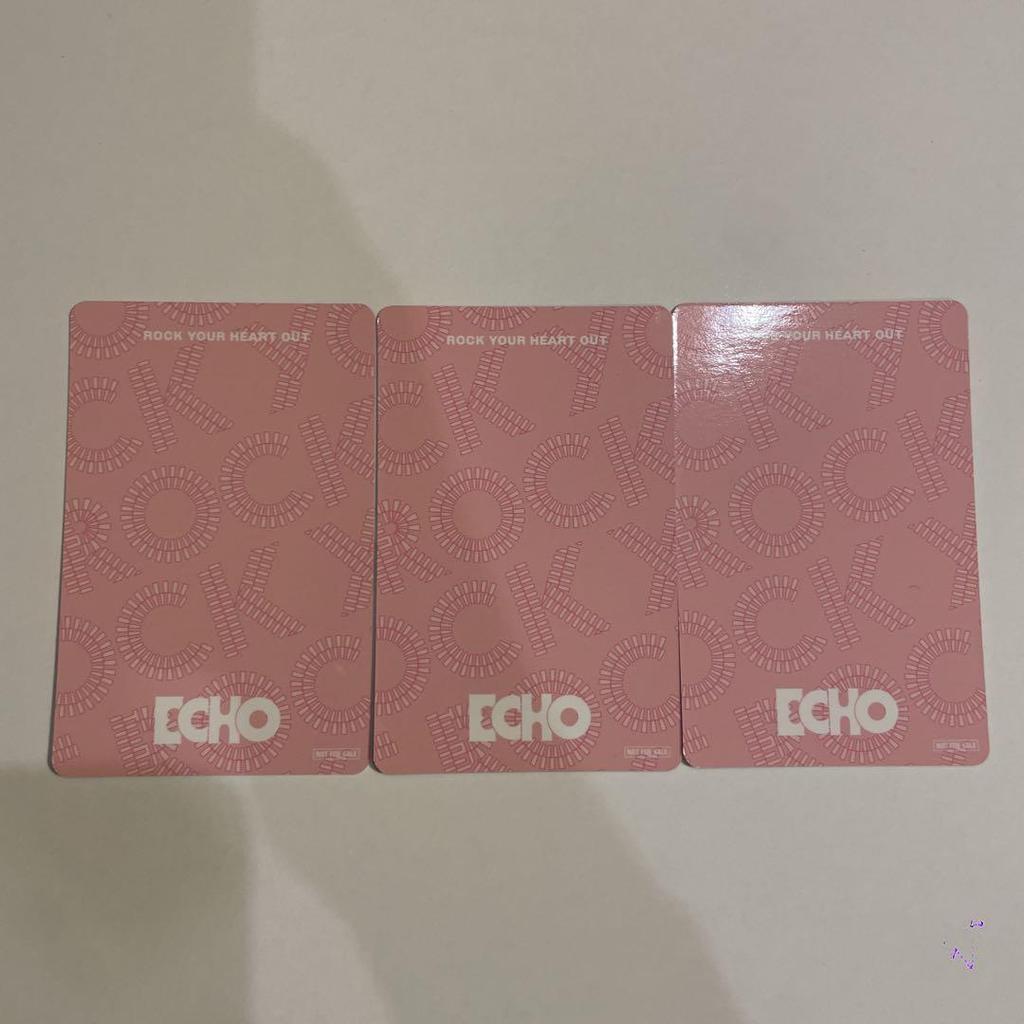 [USED] BTS Jin Seokjin Echo Universal Studios Limited Lucky Draw Trading Card Complete Set