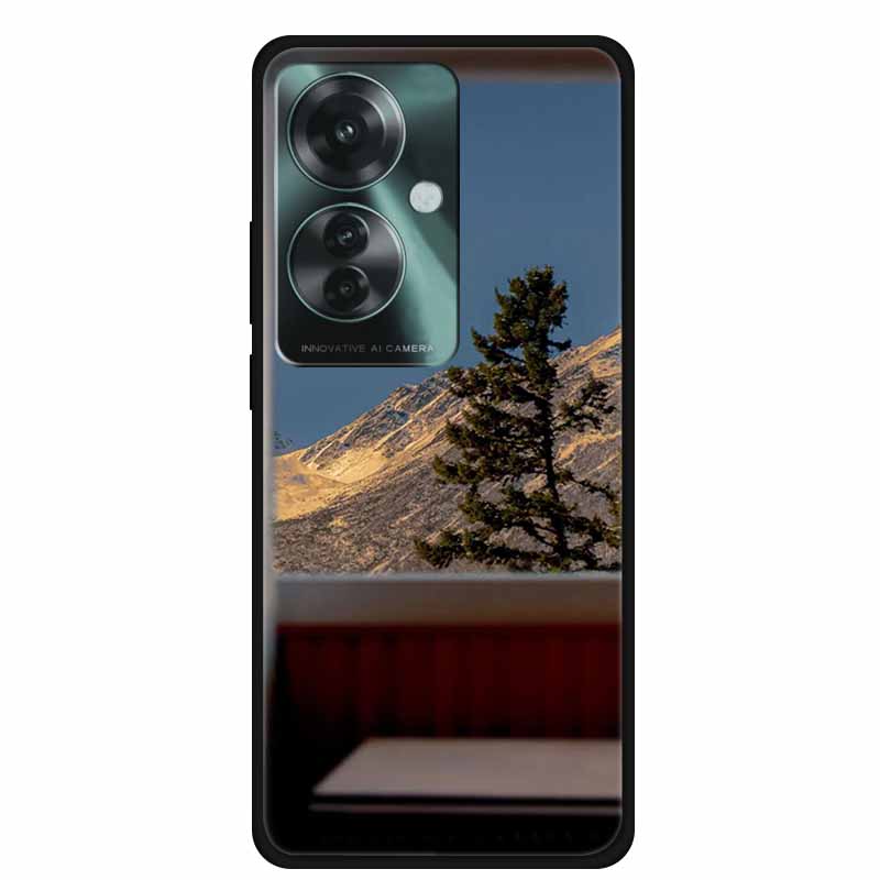 Phone Case for Oppo Reno11 A Silicone TPU Soft Back Cover for Reno 11 A 11A Fashion Shell Floral Shiled Capa 6.7" Funda