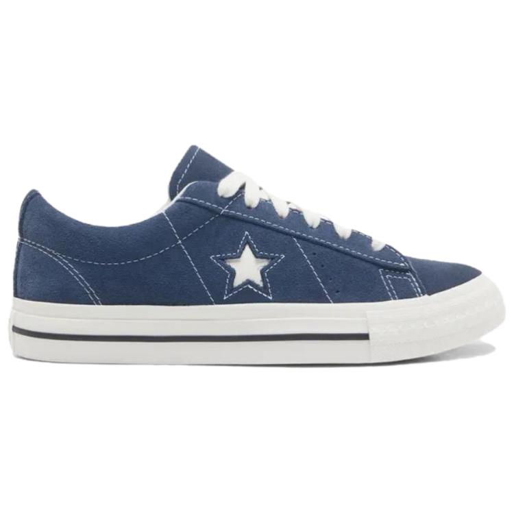 Converse ONE STAR 95 Classic Comfortable Retro Thin Sole Non-slip Durable Low-top Skate Shoes Unisex Blue
