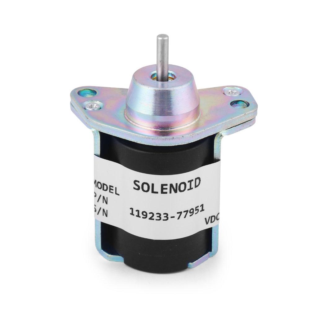 119233-77951 Stop Solenoid Valve 12V 11923377951 For Yanmar B30 and VIO20 Engine 119233-77952 119285-77951 11923377951