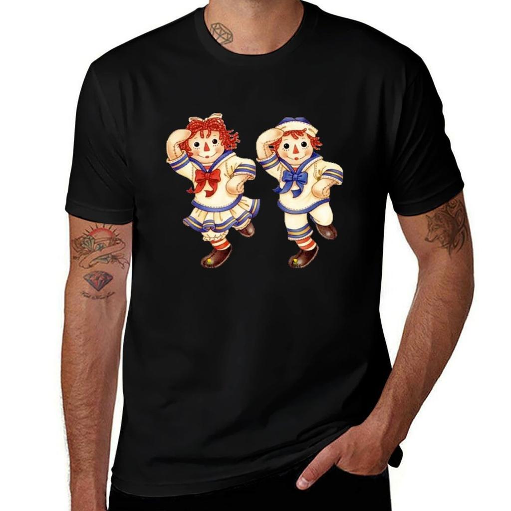 Raggedy Ann And Andy Tshirt Big And Tall Crew Neck Tee